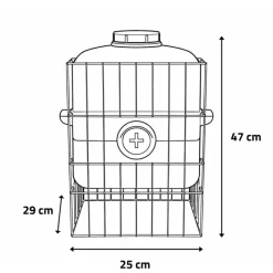 Mangeoires grande capacité avec réservoir 15 kg*GAUN Hot