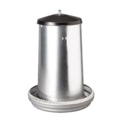 Mangeoires volaille à trémie métal 5kg en lot de 5*