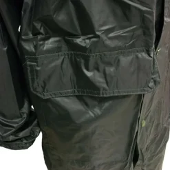 Manteau à capuche coupe vent imperméable polyester kaki S à 3XL*LMA