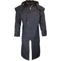 Manteau long Walker and Hawkes Waxstock navy de M à 3XL*Walker & Hawkes Hot