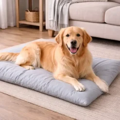 Matelas antidérapant gris 300D 90x65 cm pour chien*Mon ami Luki Clearance