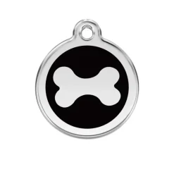 Médaille gravable pour chien - Ø 3 cm - Acier Inoxydable*RedDingo Clearance