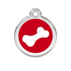 Médaille gravable pour chien - Ø 3cm - Acier inoxydable*RedDingo Sale