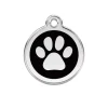 Médaille gravable pour chien - Ø 3 cm - Acier inoxydable*RedDingo Online