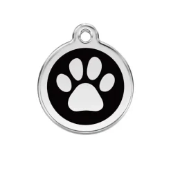 Médaille gravable pour chien - Ø 3 cm - Acier inoxydable*RedDingo Online