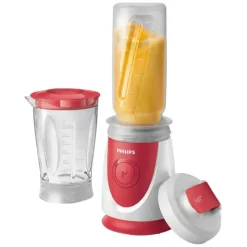 Mini blender 350W plastique sans BPA blanc gris 0,6L + gourde* Online