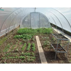 Mini serre de jardin avec aération Largeur 3.70 m*Les Serres Tonneau Sale