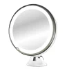 Miroir lumineux grossissant x7 orientable 360° fixation ventouse* Sale