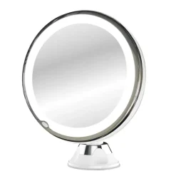 Miroir lumineux grossissant x7 orientable 360° fixation ventouse* Sale