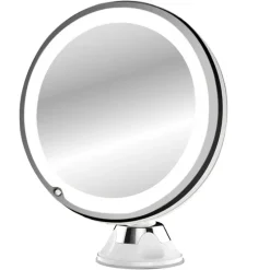 Miroir lumineux grossissant x7 orientable 360° fixation ventouse* Sale