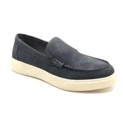 Mocassins bleus textile semelle PU mesh du 40 au 46* Best