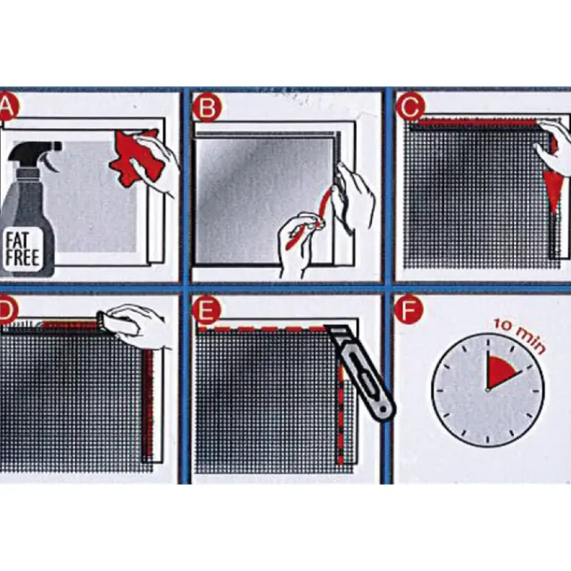 Moustiquaire pour fenêtre - pose facile* New