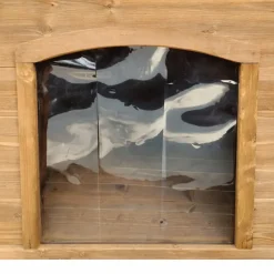 Niche en bois chalet pour chien - Taille L - Toit PVC* Hot