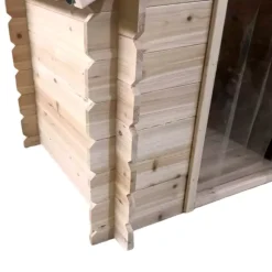 Niche en bois d'épicéa chalet madrier - Taille M - Toit PVC* New