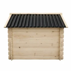 Niche en bois d'épicéa chalet madrier - Taille L - Toit PVC* New