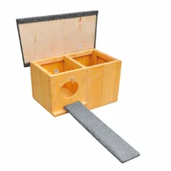 Nichoir chicane en bois pour canards d'ornement - 45x27x33cm* Outlet