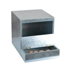 Nid pondoir en tôle galvanisée 1 case* Online