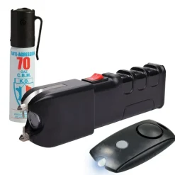 Offre Spéciale Kit de défense aérosol shocker et mini alarme* Best