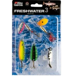 Pack 4 leurres Abu Garcia N°3 eau douce carnassiers rivière lac* Discount