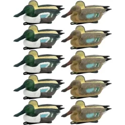 Pack 5 souchets mâles et 5 femelles moussés*