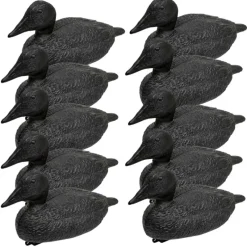 Pack de 10 Eiders Noirs Appelants Flottants Réaliste* Clearance