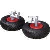 Paire de roues stabilisatrices diam. 25 cm pour brouette universelle* Best