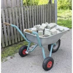 Paire de roues stabilisatrices diam. 25 cm pour brouette universelle* Best