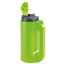 Épandeur à main sortie éventail 2000 ml couvercle et poignée pratique*