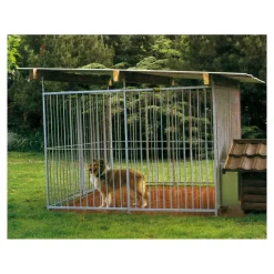 Panneau de chenil à barreaux 1,5m ouverture pour niche - Hauteur 184cm* Hot