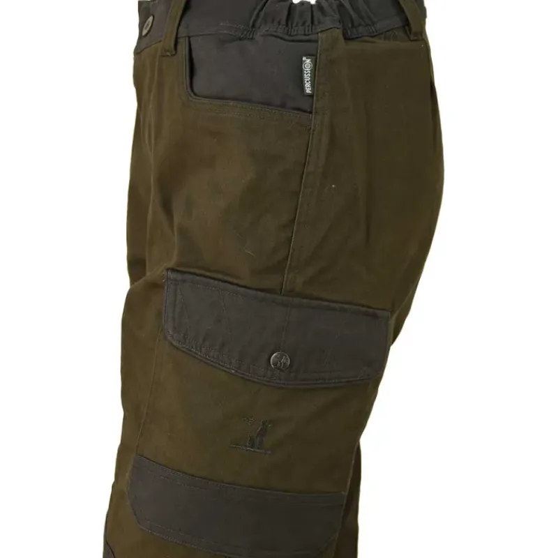 Pantalon de chasse anti-ronces kaki T38 à 60*Percussion