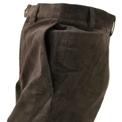 Pantalon marron Calvados côtelé extensible T38 À 60*LMA Online