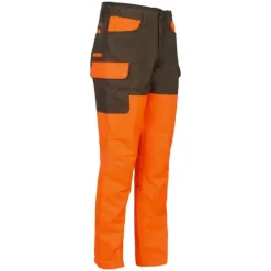 Pantalon tradition orange CE 6 poches 600 deniers*Percussion Outlet
