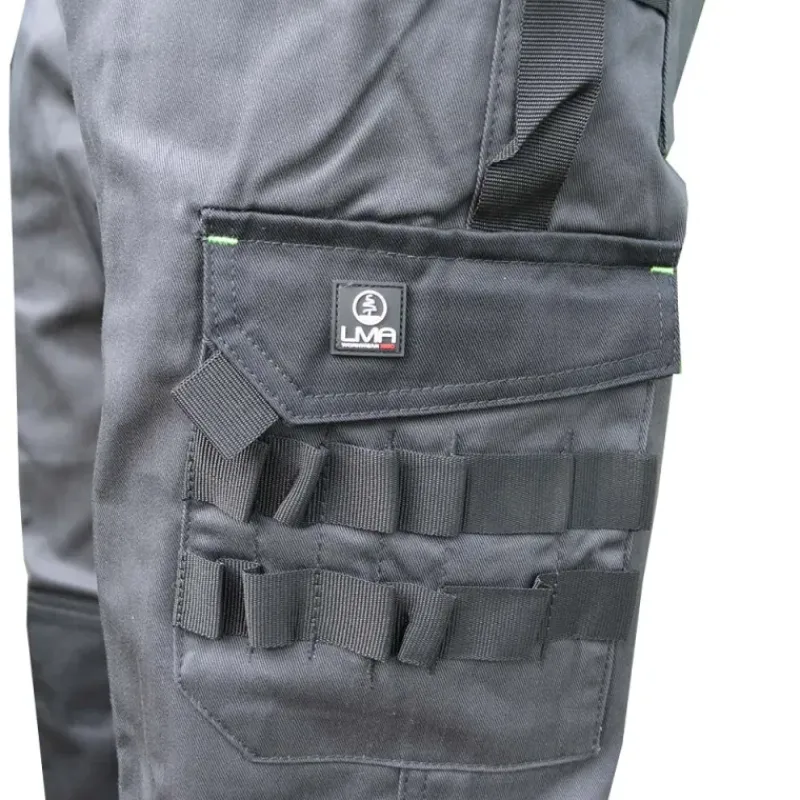 Pantalon Travail multipoches gris et noir T38 à T60*LMA Best