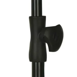 Parasol de jardin inclinable Ø 2 m taupe - Toile polyester 180 g/m² - Protection UPF 30+* Discount