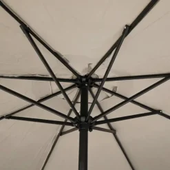 Parasol Rond Ø 2,70 m polyester 160 g/m² beige* Discount