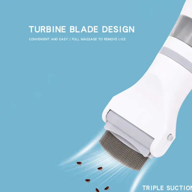 Peigne électrique anti-poux autonomie 4-6h LED 3 niveaux silencieux* Discount