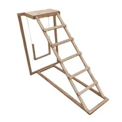 Perchoir poules en bois 1 échelle avec balançoire* Best