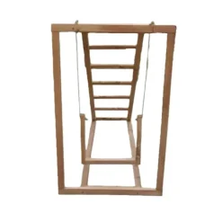 Perchoir poules en bois 1 échelle avec balançoire* Best