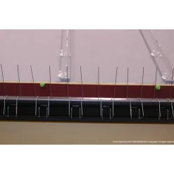 Pics anti-pigeon spécial gouttières galvanisé lot de 12* Outlet