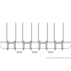 Pics anti-pigeon spécial gouttières galvanisé lot de 12* Outlet