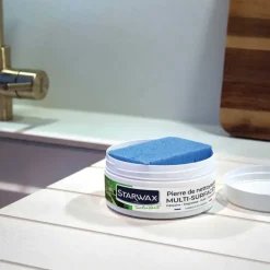 Pierre de nettoyage naturelle 99% + éponge détachante 375g*Starwax
