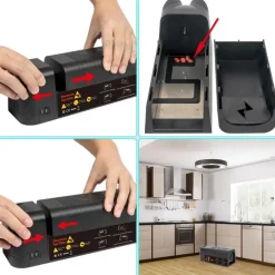 Piège à souris électrique USB - 2500V - 30 chocs par recharge* Hot