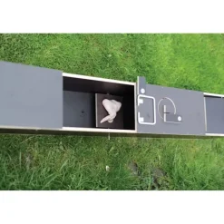 Piège boite à fauve bois 2 entrées ouverture 119x19x24* Outlet