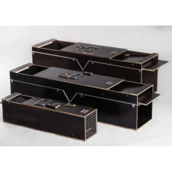 Piège boite à fauve bois 2 entrées ouverture 119x19x24* Outlet