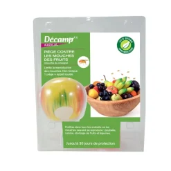 Piège contre les mouches à fruits forme pomme 1 mois* New