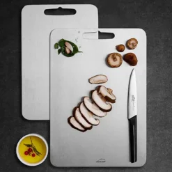 Planche à découper professionnelle en acier inoxydable 36x25cm -*Lacor Best