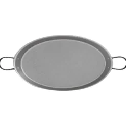 Plat paella flamme directe acier poli laminé Ø60cm 12-20 pers*Vaello Clearance