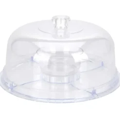 Plateau de service avec couvercle Ø30,5cm H20cm 890g* Discount