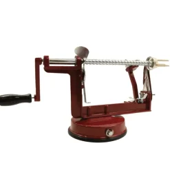 Pèle-pommes - Épluche, tranche et vide fixation ventouse* Discount