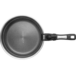 Poêle acier inoxydable nid d'abeille 24 cm*Pradel France Best